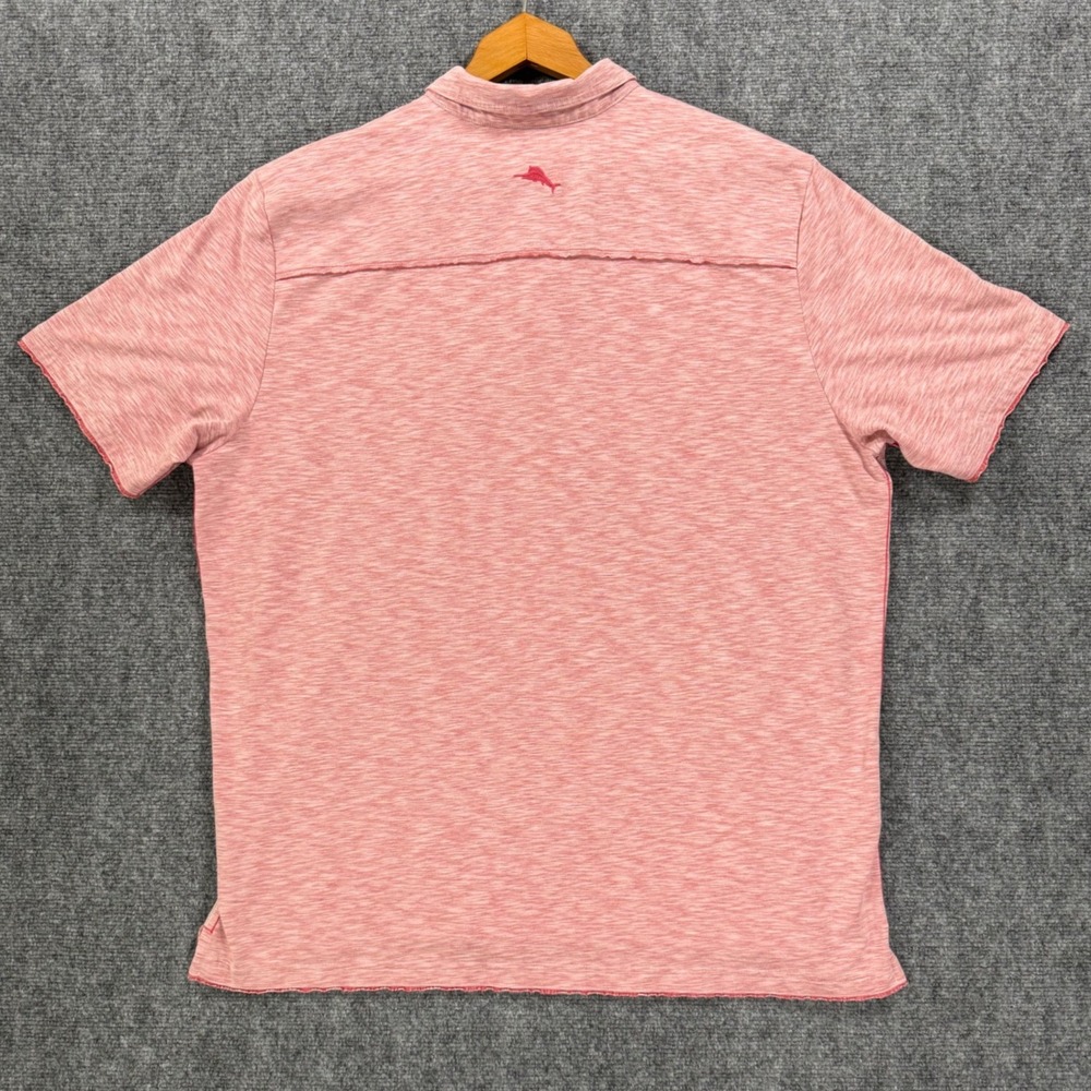 Tommy Bahama IslandZone Polo Men's XXL Melon Coral UPF 30 Performance Golf - Picture 3 of 9